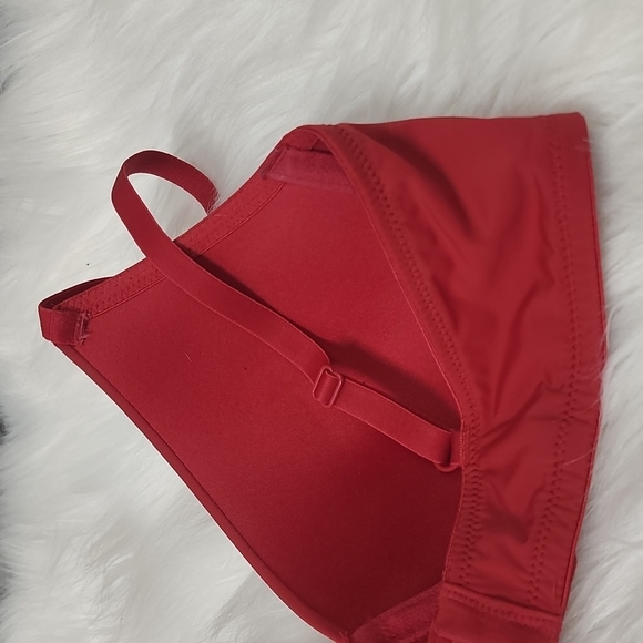 Ambrielle Full Coverage Lightly Lined T-Shirt Bra in Flame red - Picture 4 of 7